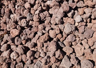 red lava rock